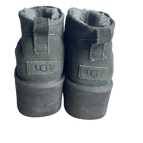 Ugg mini platform boots 11 forest night shade like new - Picture 4 of 8